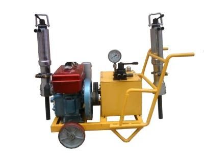 Hydraulic Rock Splitter Stone Splitting Machine with Singe Guns