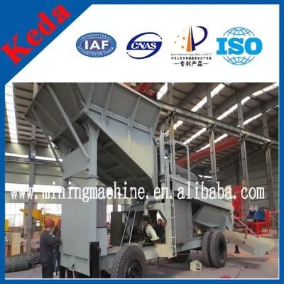 Mobile Hot Sale Gold Mining Trommel Screen Mining Equipment Gold Washing Plant Machine for ...