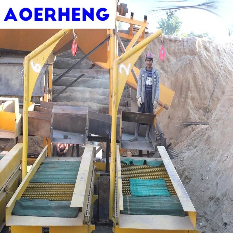 Land Mining Gold and Diamond Machinery with Jigging and Centrifuge