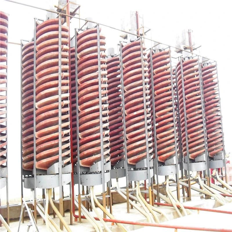 Tantalite, Zircon Sand, Ilmenite, Monazite, Chromite, Silica Sand, Gold Mining Separator Gravity Spiral Chute for Sale