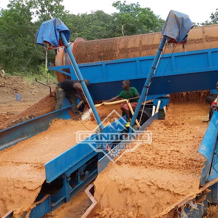 Papua New Guinea Alluvial Gold Ore Mining Production Line