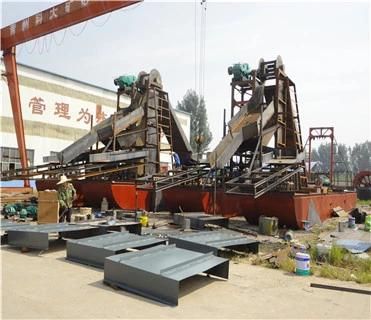 High Quality Hot Sale Gold Bucket Chain Diamond Dredger Gold Mining Dredge
