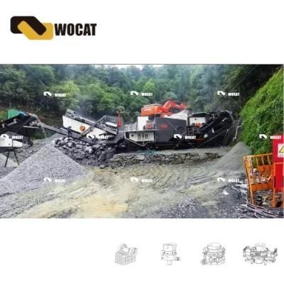 Crawler Tracked Mobile Stone Equipment Impact Crusher (SL25L)