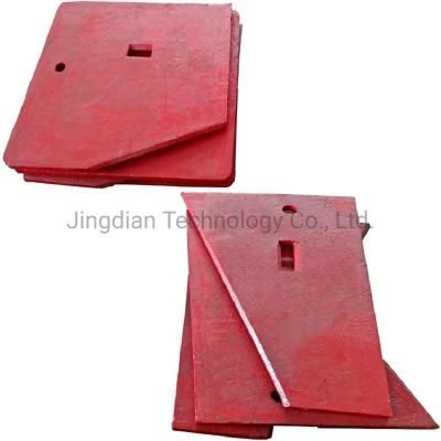 Jaw Crusher Replacement Spare Parts Mn13 Steel Side Liners