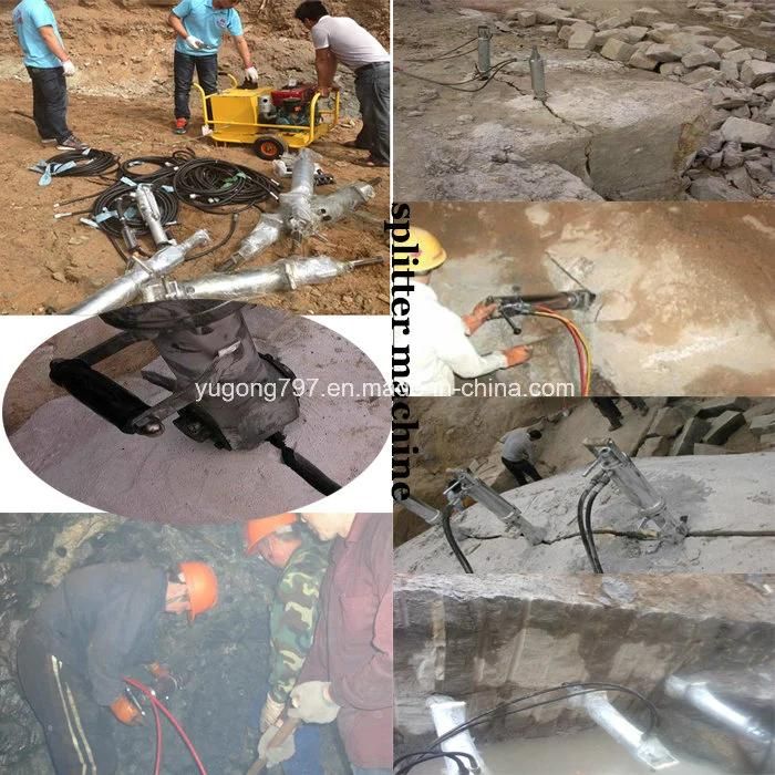 Mine Coal Stone Block Concrete Hydraulic Rock Splitter