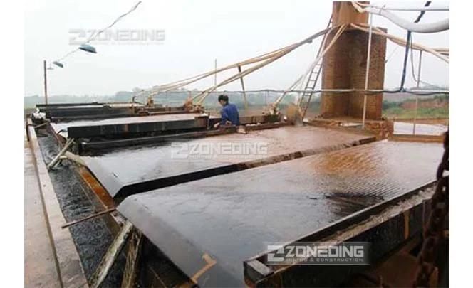 Good Quality and Cheap Vibrating Shaking Table Gold Separation Equipment Low-Cost High-Efficiency