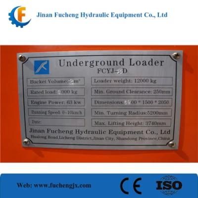 High-efficiency hydraulic underground scraper/ scooptram/ LHD for mining with CE ...
