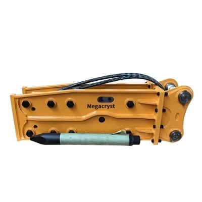 Heavy Duty Excavator with Pistol Type Rock Breaker, Pencil Type Rock Hammer