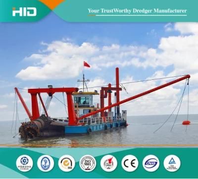 4000m3/H Cutter Suction Sand Dredger with 700kw Cutter Power for Lake River Dredging