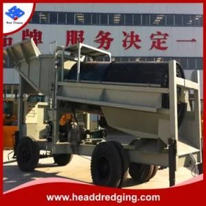 Personalizado Tromel De Lavado De Oro, Criba De Tromel De Mineria Con Diesel Motor Trommel