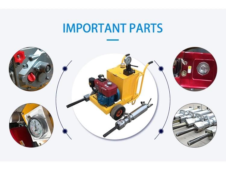 Good Price Portable Rock Splitter 800t Hydraulic Stone Splitting Machine