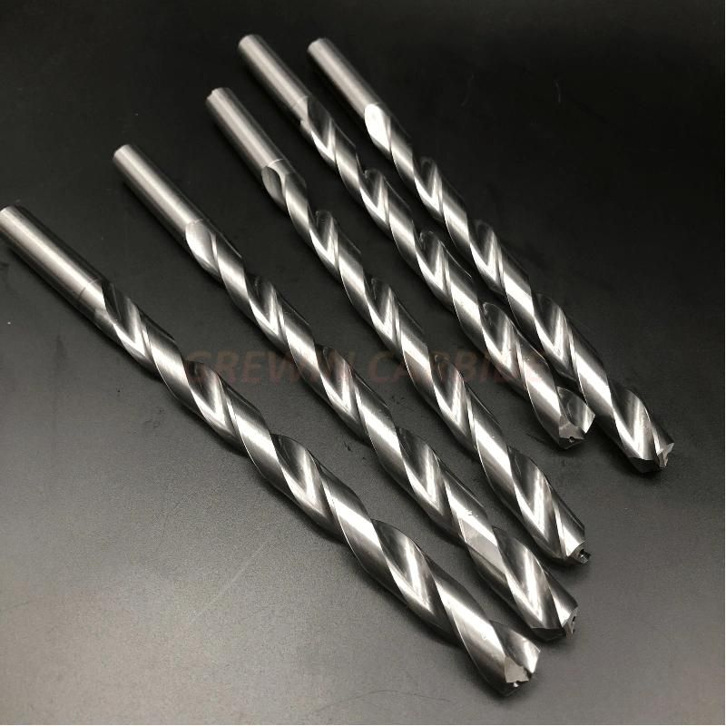 Gw Carbide Drilling Tool-Tungsten Carbide Coolant Hole Drill Size 31/64"X6"X8" for Machining 12L14steel