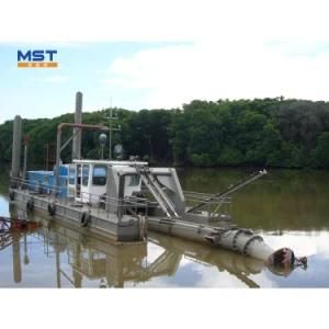 Durable Diesel Engine Hydraulic System Sand Pump Cutter Suction Dredger