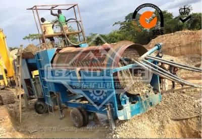 Rotating Trommel Screen for Placer Gold