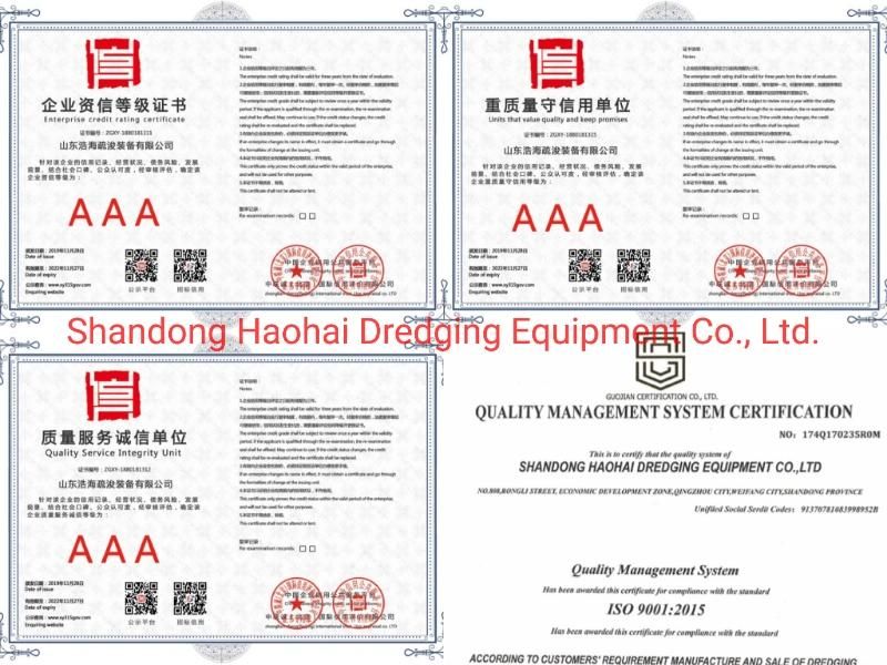 China Professional Manufacturer HID Dredger with 14 Inch for Sand Dredging Mining