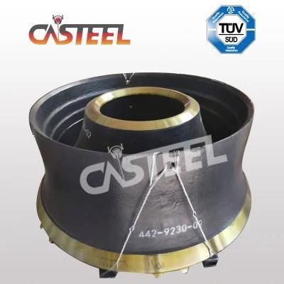 Aftermarket Sandvik Nordberg Concave Bowl Liner Cone Crusher Parts
