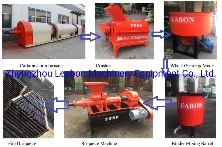 400-500kg/H Mini Shisha/Charcoal Briquette Making Machine for Sale