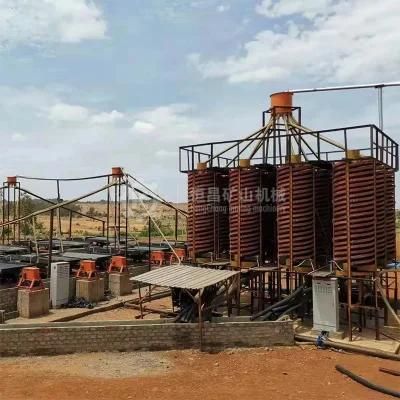 Sand Gold Mining Equipment Spiral Chute Separator for Tungsten Tin Ore Iron Ore
