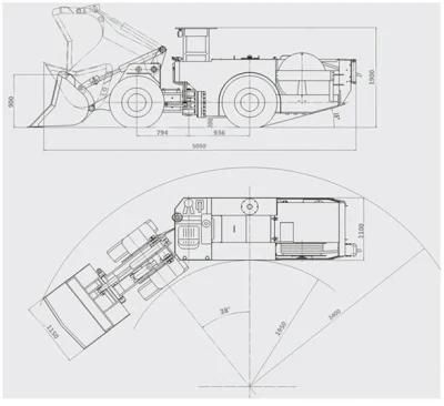 Compact and Lightweight Load Haul Dump (LHD) for Narrow Vein Mining