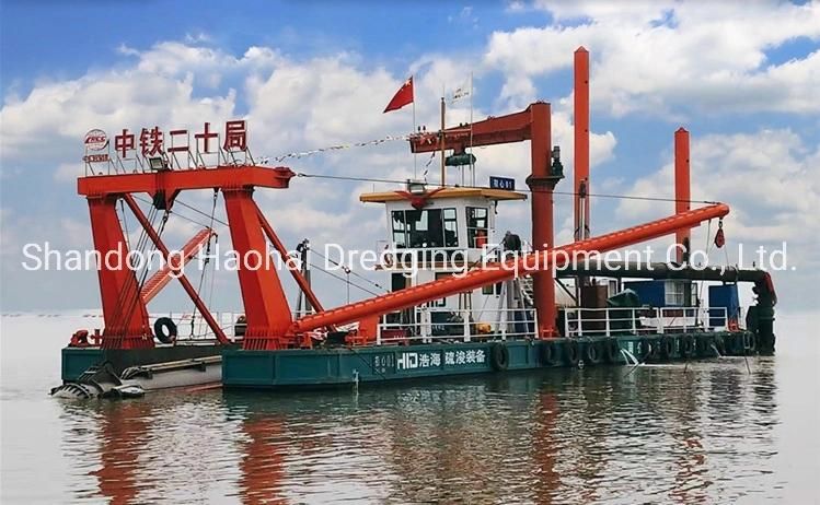 River Sand Dredger 5000m3/H Dredging Equipment Cutter Suction Dredger for Sale