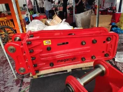 Megacryst Hydraulic Breaker Breaking Cat Komatsu Hitachi Kobelco Excavator