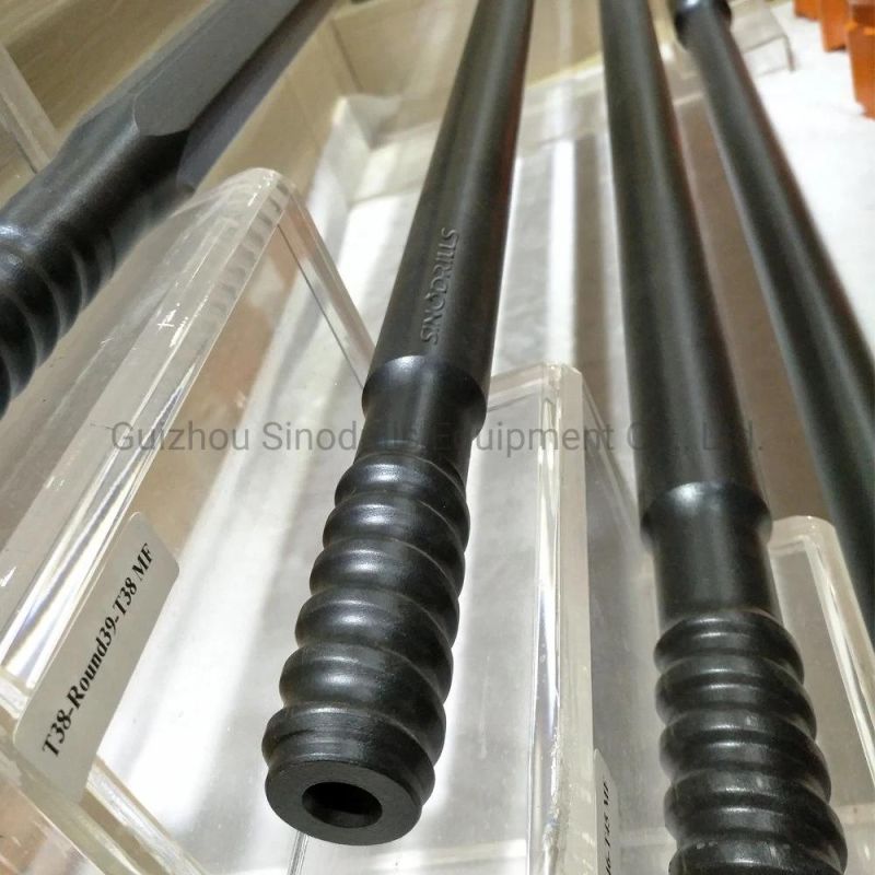 Sinodrills 12′ 3660mm Threaded Rod T38 Mf Rock Drill Rod