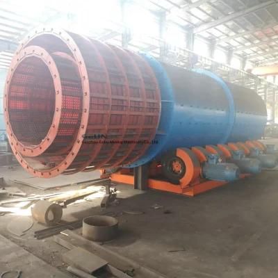 Alluvial Sand Gold Washing Machine Rotary Drum Sieving Scrubber