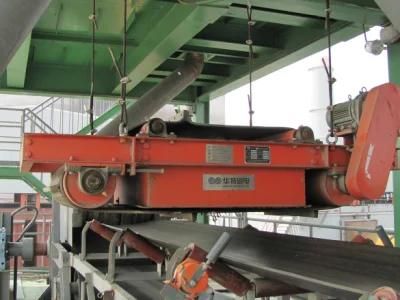 Mix Municipal Solid Waste Removal Iron Nail Iron Scrap Over Belt Magnetic Separator