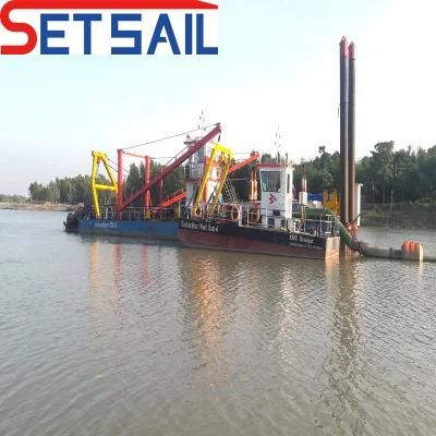 China Manufacture Cutter Suction Dredger for River Sand and Mud
