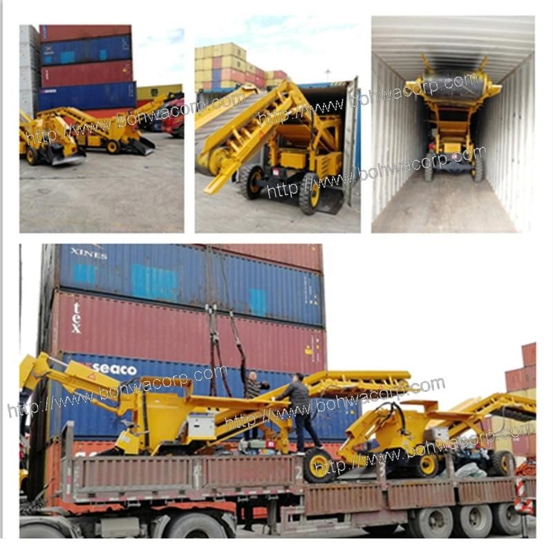 Big Crawler Muck Loader in Scrapper Conveyor Capacity 200m3/H
