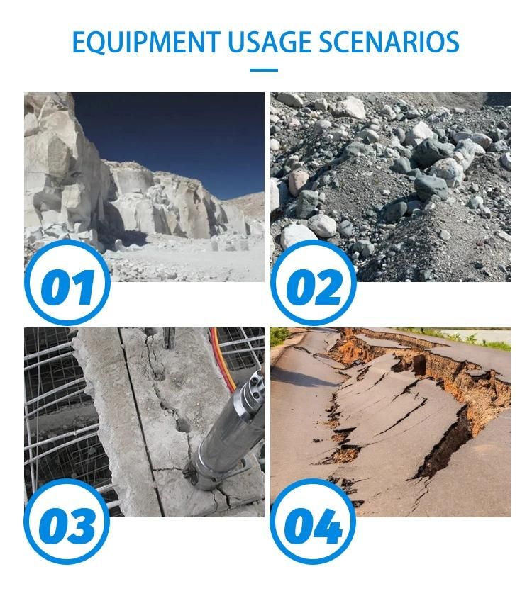 Good Price Portable Rock Splitter 800t Hydraulic Stone Splitting Machine