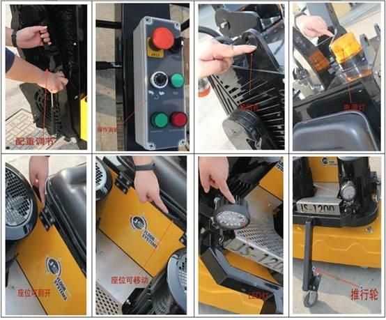 Remote Control Ride on Concrete Grinder Gyg-1200