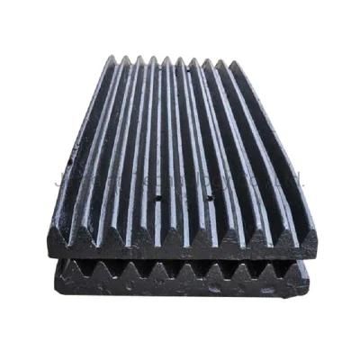 Factory Price Jaw Crusher Wear Spare Parts Fixed/Stationary and Swing Jaw Plate Crusher ...