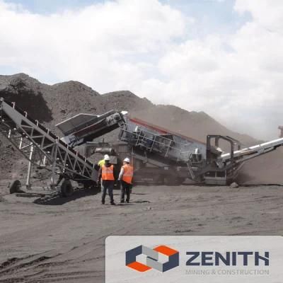 80-650tph Stone Processing Machinery Portable Crusher Plant