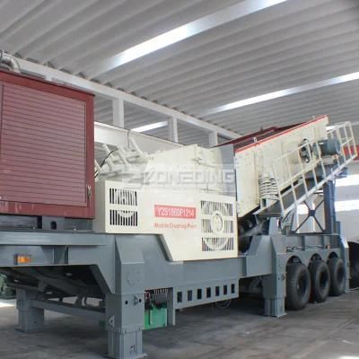 Jaw Cone Impact Crusher Machine Station Portable Concrete Rock Stone Mobile Crushing Plant ...