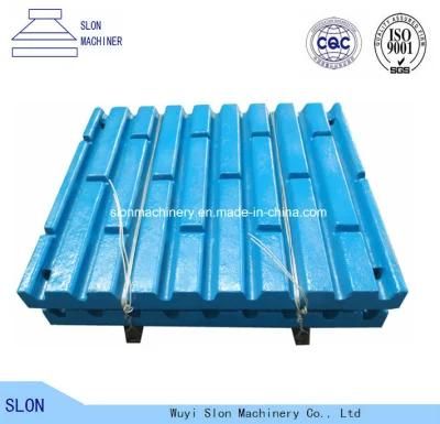 Mining Machinery C100 C120 C125 Spare Jaw Plate Jaw Crusher Parts
