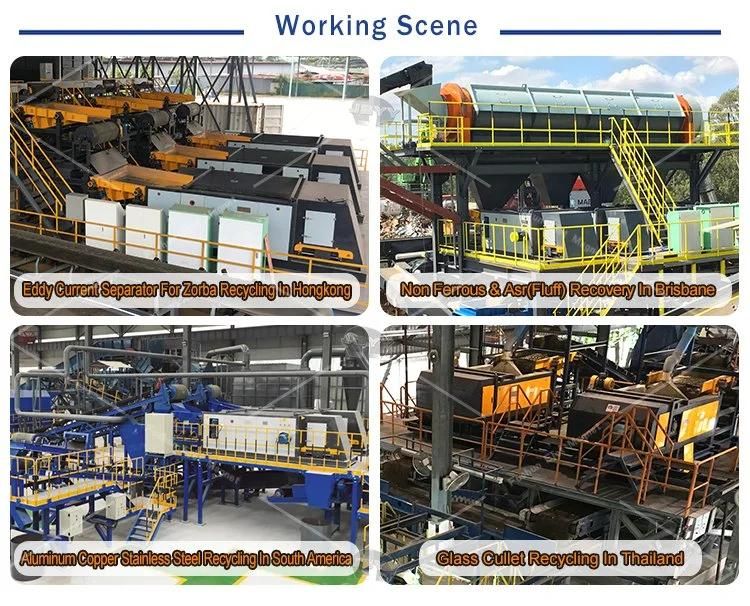 Waste Eddy Current Metal Separator for Copper Brass and Iron Sorting