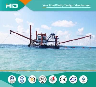 CSD-5522 Hydraulic River Sand Digging Machine, Cutter Suction Sand Extracting Dredger ...