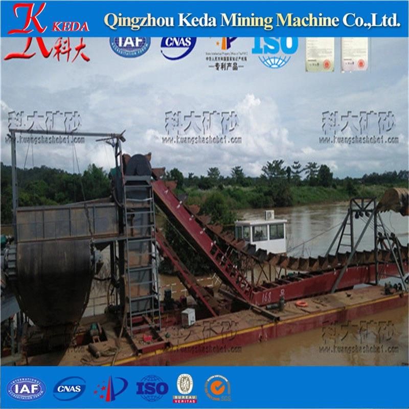 Bucket Sand Suction Dredger for Gold