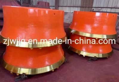 Mining Equipment High Manganese Steel Casting Mantle Liner for Cone Crusher
