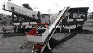 Tyre Mobile All-in-One Stone Jaw Crusher Plant