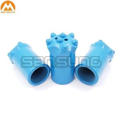 Tungsten Carbides Tapered Button Bit for H22 Taper Drill Rod