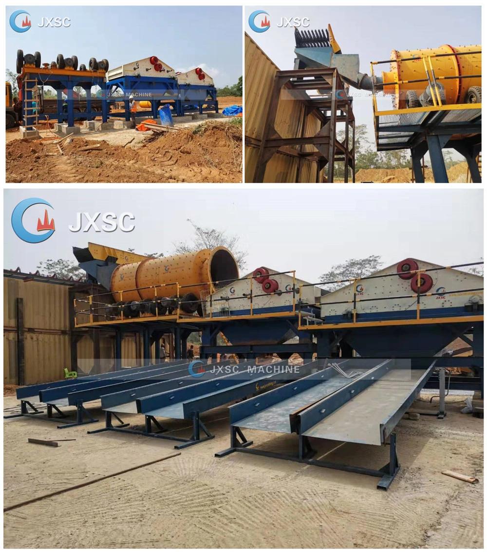 Widely Used Small Scale Mineral Processing Mobile Trommel Scrubber Gold Mining Equipment
