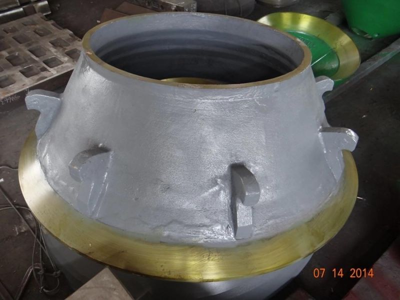 High Manganese Steel Casting Mantle/Concave for Cone Crusher Spare Parts
