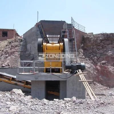 CE Approved Hydraulic Jaw Crusher PE600 900 Quartz Crushing Machine Price List
