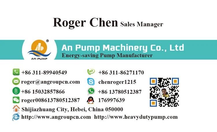 Wet Seprator Slurry Dirty Water Circulation Pump