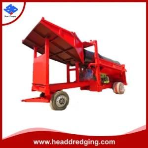 Small Gold Panning Equipment, Gold Trommel Screen for Chile Alluvial Gold Washing Plant