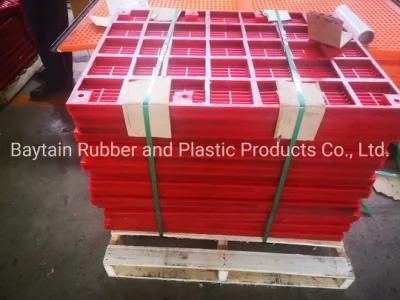 OEM Made Mining Vibrating PU/Polyurethane Screen/Dewatering Screen PU Linear Type ...