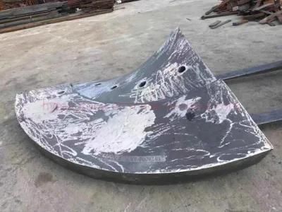 Cement Machinery Wear Parts High Chromium Material Vertical Mill Segments Wear Liners