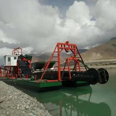 Hydraulic River Gold Mining Equipment Bucket Dredger for Sale